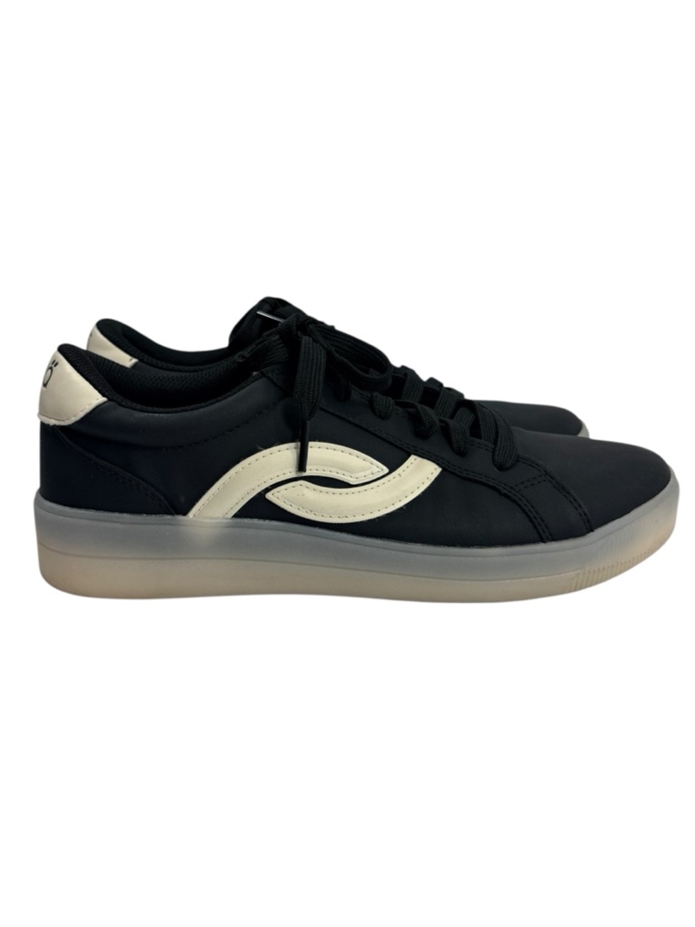 Ryka Black White Lace-Up Sneakers Women’s Size 9.5 Casual Comfort Shoes